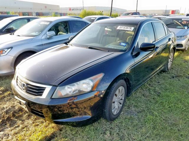 1HGCP26329A173078 - 2009 HONDA ACCORD LX BLACK photo 2