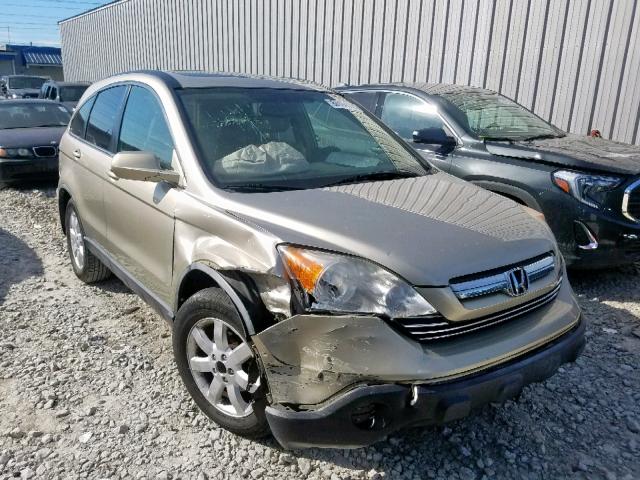 JHLRE38777C050935 - 2007 HONDA CR-V EXL GOLD photo 1