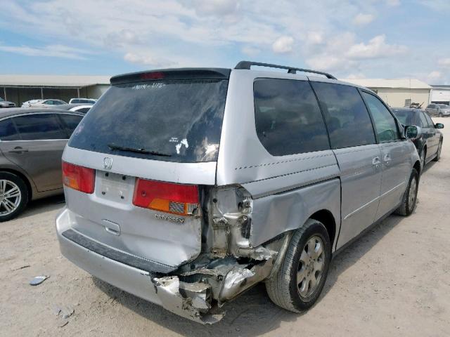 2HKRL18622H540565 - 2002 HONDA ODYSSEY EX SILVER photo 4