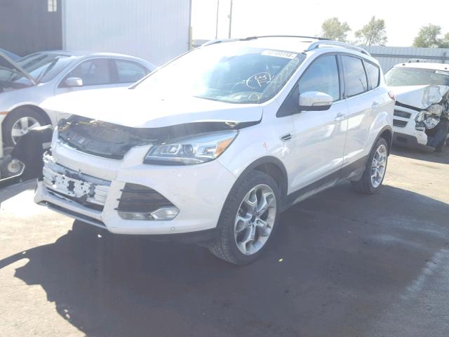 1FMCU9J90DUC45619 - 2013 FORD ESCAPE TIT WHITE photo 2