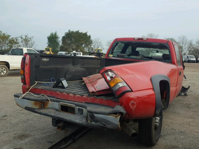 1GTHC23U04F149662 - 2004 GMC SIERRA C25 RED photo 4