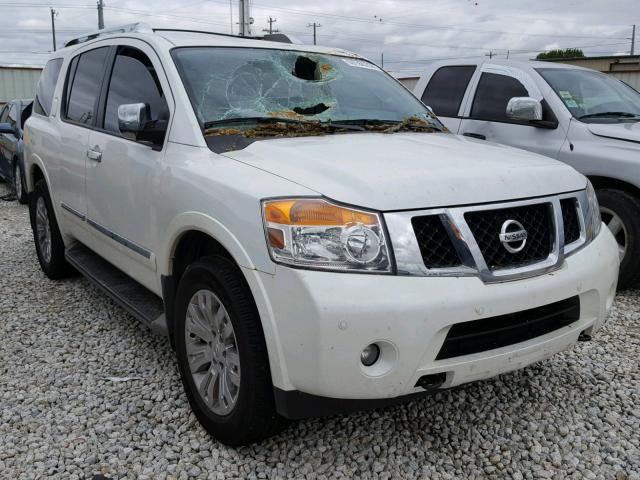 5N1BA0NE3FN614669 - 2015 NISSAN ARMADA PLA WHITE photo 1