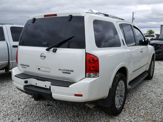 5N1BA0NE3FN614669 - 2015 NISSAN ARMADA PLA WHITE photo 4