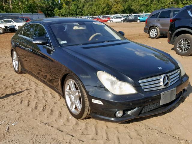 WDDDJ75X46A044282 - 2006 MERCEDES-BENZ CLS BLACK photo 1