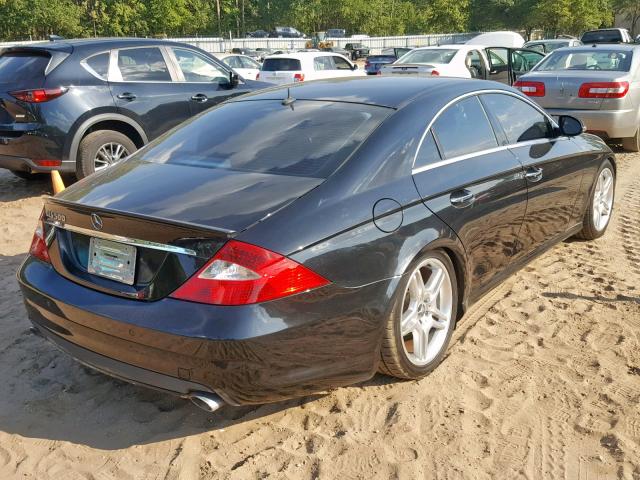 WDDDJ75X46A044282 - 2006 MERCEDES-BENZ CLS BLACK photo 4