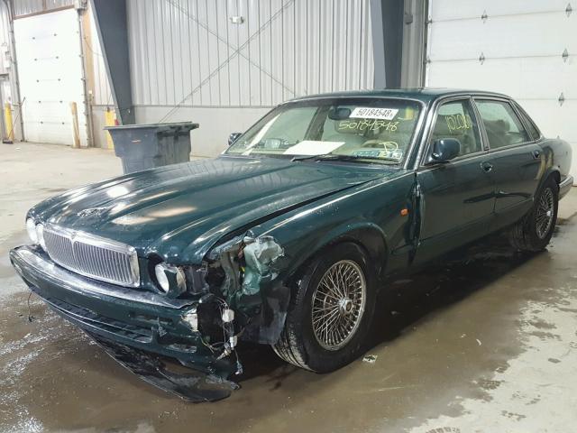 SAJHX1742TC755104 - 1996 JAGUAR XJ6 GREEN photo 2