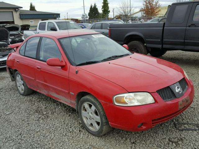 2005 nissan sentra red