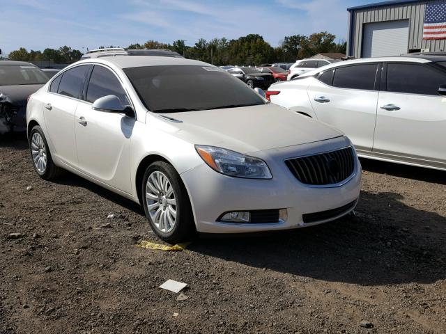 2G4GR5EK3C9112731 - 2012 BUICK REGAL WHITE photo 1