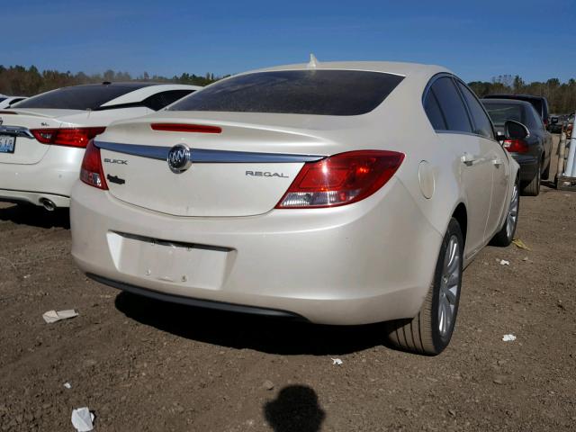 2G4GR5EK3C9112731 - 2012 BUICK REGAL WHITE photo 4