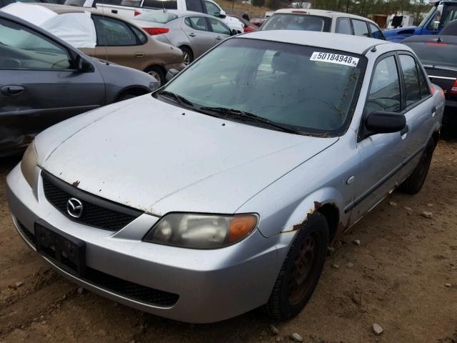 JM1BJ225720630739 - 2002 MAZDA PROTEGE DX SILVER photo 2