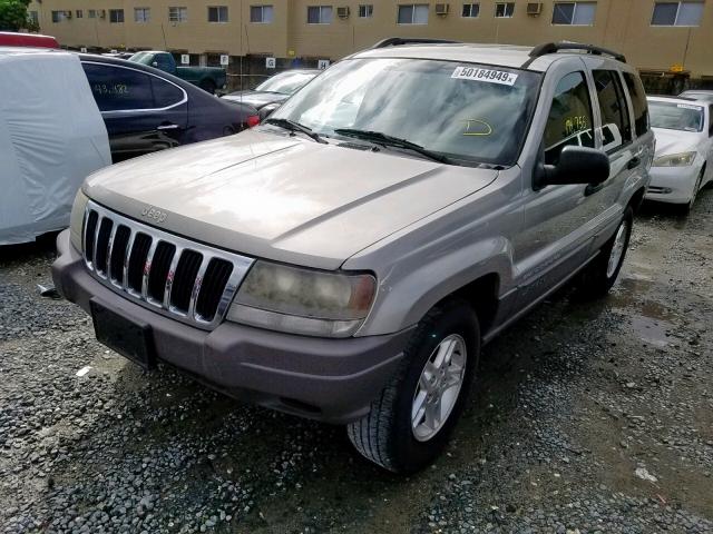 1J4GX48S53C558267 - 2003 JEEP GRAND CHER BROWN photo 2