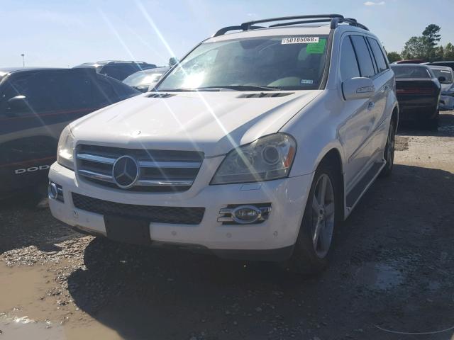 4JGBF71E17A163752 - 2007 MERCEDES-BENZ GL 450 4MA WHITE photo 2