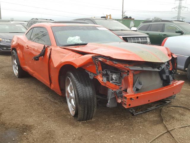 2G1FK1EJ1B9107958 - 2011 CHEVROLET CAMARO 2SS ORANGE photo 1