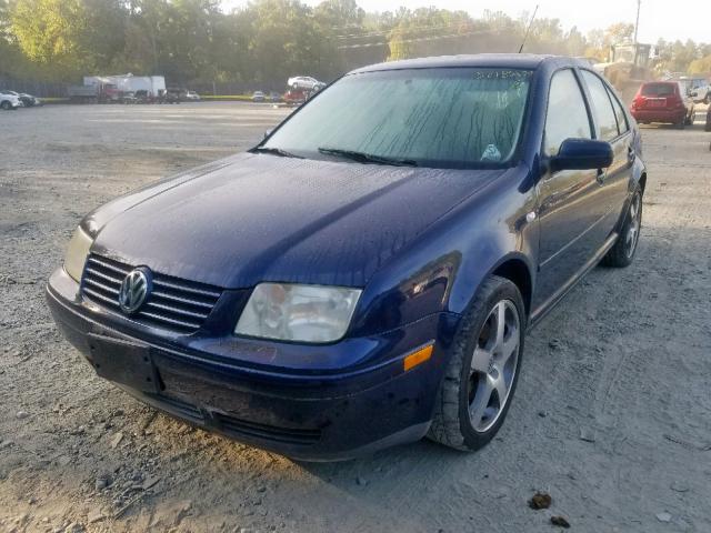 3VWVH69M23M039971 - 2003 VOLKSWAGEN JETTA GLI BLUE photo 2