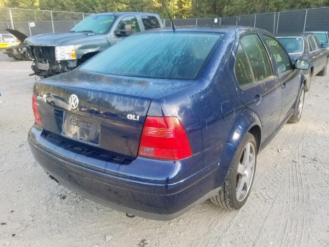 3VWVH69M23M039971 - 2003 VOLKSWAGEN JETTA GLI BLUE photo 4