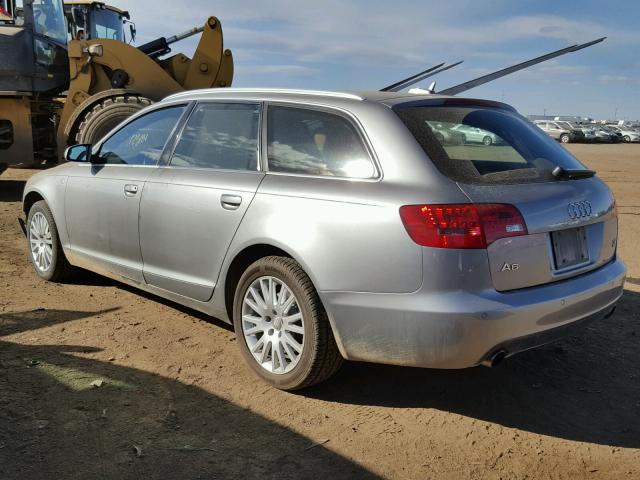 WAUKH74F76N101618 - 2006 AUDI A6 AVANT Q GRAY photo 3