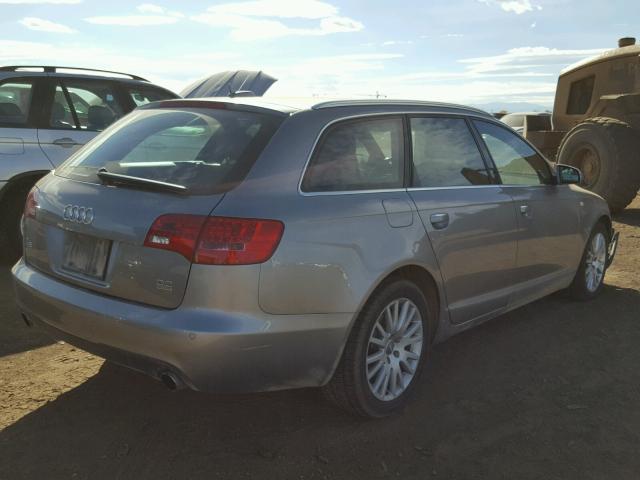 WAUKH74F76N101618 - 2006 AUDI A6 AVANT Q GRAY photo 4