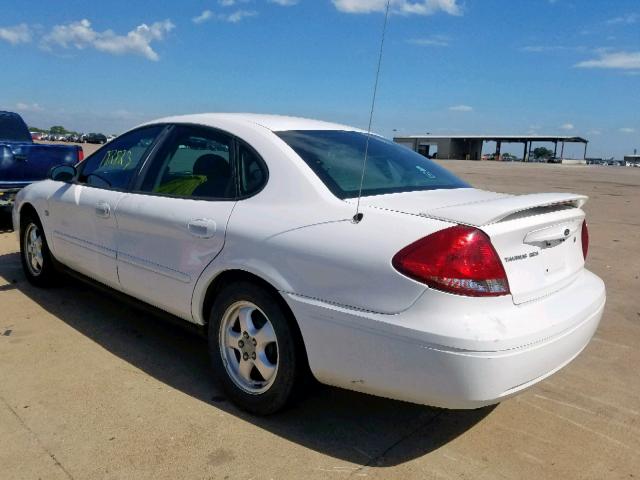 1FAFP55S94A202970 - 2004 FORD TAURUS SES WHITE photo 3