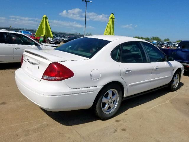 1FAFP55S94A202970 - 2004 FORD TAURUS SES WHITE photo 4