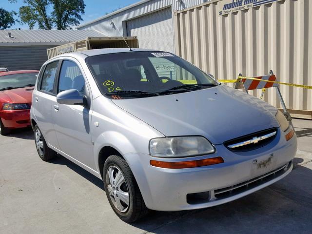 KL1TD66668B099544 - 2008 CHEVROLET AVEO BASE Gümüş foto 1