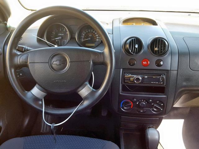 KL1TD66668B099544 - 2008 CHEVROLET AVEO BASE Gümüş foto 9