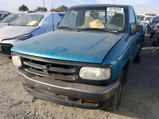 4F4CR12A8STM06678 - 1995 MAZDA B2300 TURQUOISE photo 2