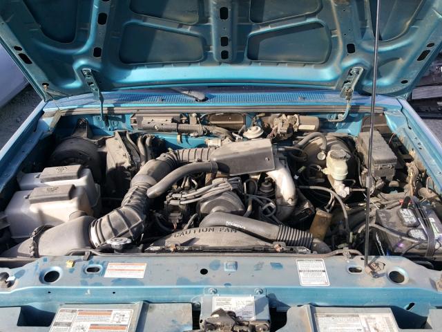 4F4CR12A8STM06678 - 1995 MAZDA B2300 TURQUOISE photo 7