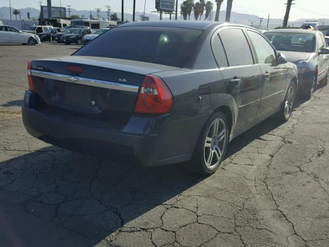 1G1ZS57F07F130899 - 2007 CHEVROLET MALIBU LS 蓝色 照片 4