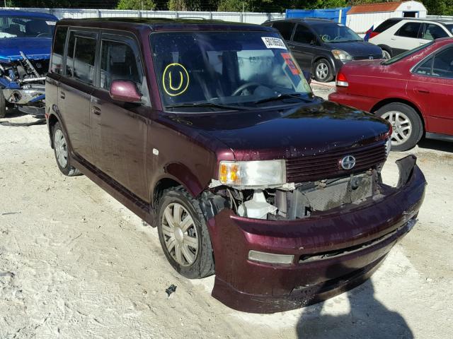 JTLKT324064040411 - 2006 TOYOTA SCION XB PURPLE photo 1