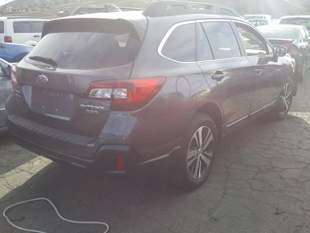 4S4BSENC9J3337264 - 2018 SUBARU OUTBACK 3. GRAY photo 4