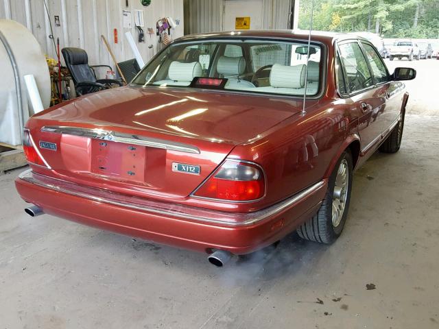 SAJMX1349SC720353 - 1995 JAGUAR XJ12 MAROON photo 4