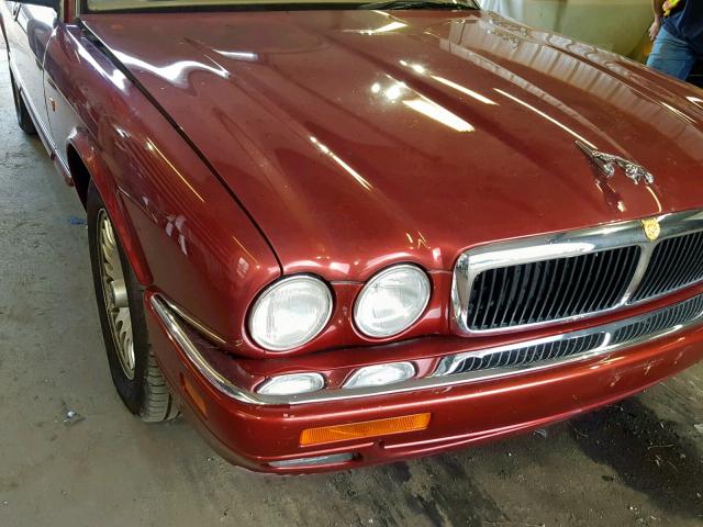 SAJMX1349SC720353 - 1995 JAGUAR XJ12 MAROON photo 9