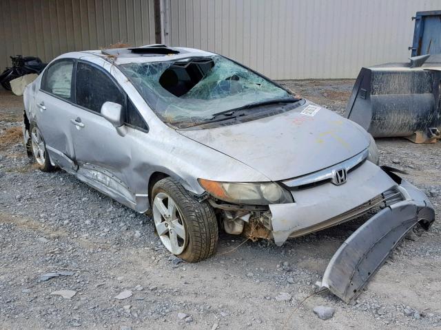 1HGFA16867L018622 - 2007 HONDA CIVIC EX SILVER photo 1