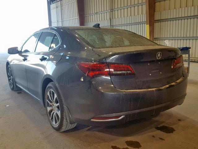 19UUB1F56FA001565 - 2015 ACURA TLX TECH GRAY photo 3