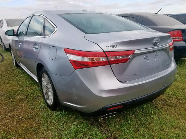 4T1BK1EB3FU161670 - 2015 TOYOTA AVALON XLE SILVER photo 3