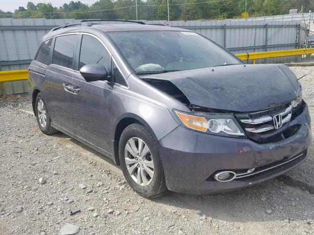 5FNRL5H63GB051895 - 2016 HONDA ODYSSEY EX GRAY photo 1