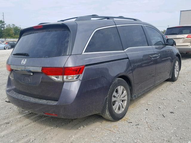 5FNRL5H63GB051895 - 2016 HONDA ODYSSEY EX GRAY photo 4