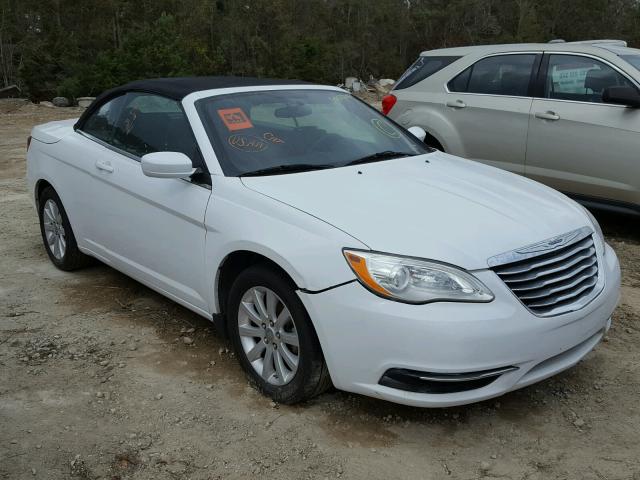 1C3BCBEB9DN526615 - 2013 CHRYSLER 200 TOURIN WHITE photo 1