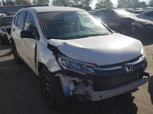 5J6RM3H41GL031765 - 2016 HONDA CR-V SE WHITE photo 1