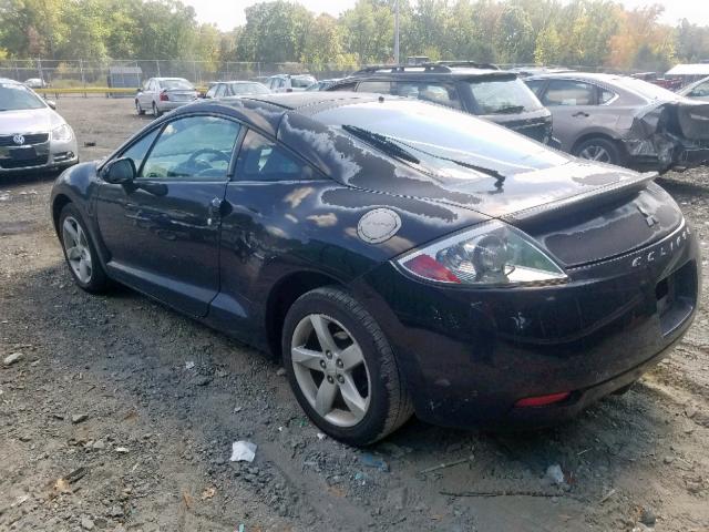 4A3AK24F26E037889 - 2006 MITSUBISHI ECLIPSE GS BLACK photo 3