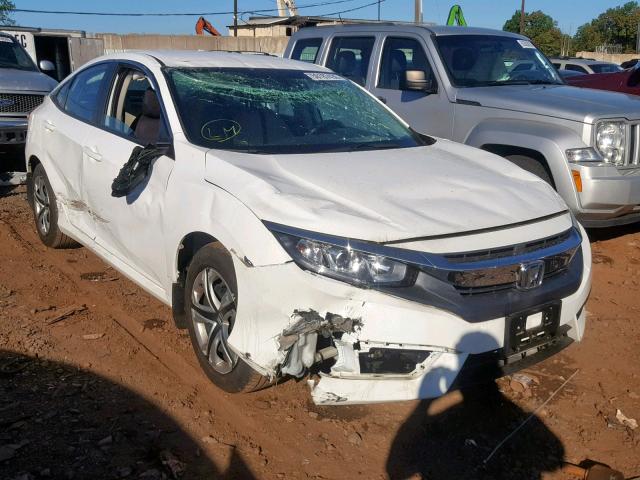 2HGFC2F51JH532310 - 2018 HONDA CIVIC LX WHITE photo 1