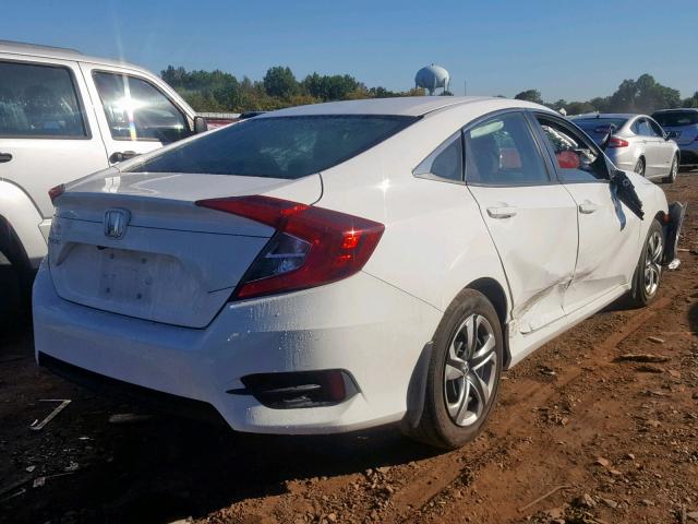 2HGFC2F51JH532310 - 2018 HONDA CIVIC LX WHITE photo 4