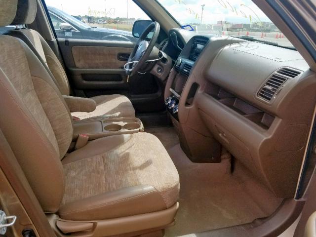 SHSRD68433U102963 - 2003 HONDA CR-V LX BROWN photo 5