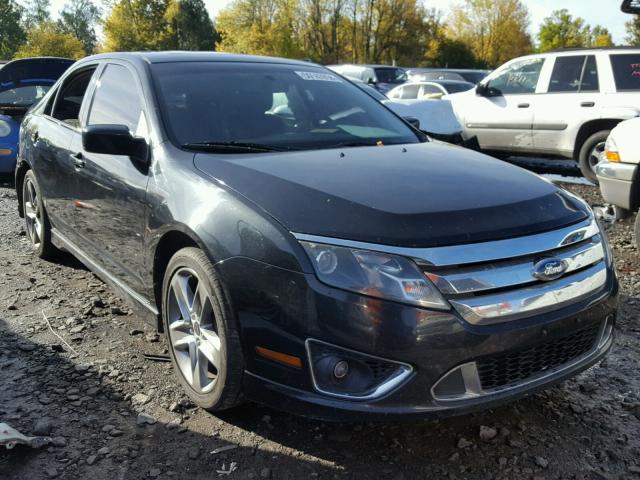 3FAHP0KC2AR162189 - 2010 FORD FUSION SPO BLACK photo 1