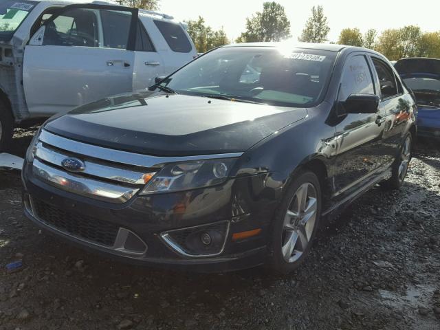 3FAHP0KC2AR162189 - 2010 FORD FUSION SPO BLACK photo 2