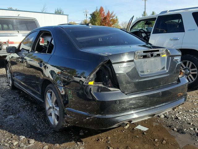 3FAHP0KC2AR162189 - 2010 FORD FUSION SPO BLACK photo 3