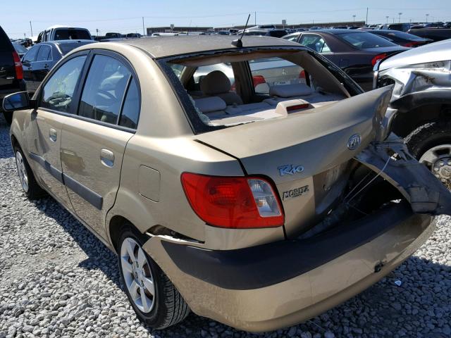 KNADE123466183518 - 2006 KIA RIO TAN photo 3