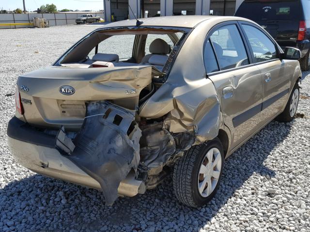 KNADE123466183518 - 2006 KIA RIO TAN photo 4