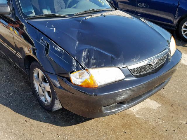 JM1BJ221XY0204632 - 2000 MAZDA PROTEGE ES BLACK photo 9
