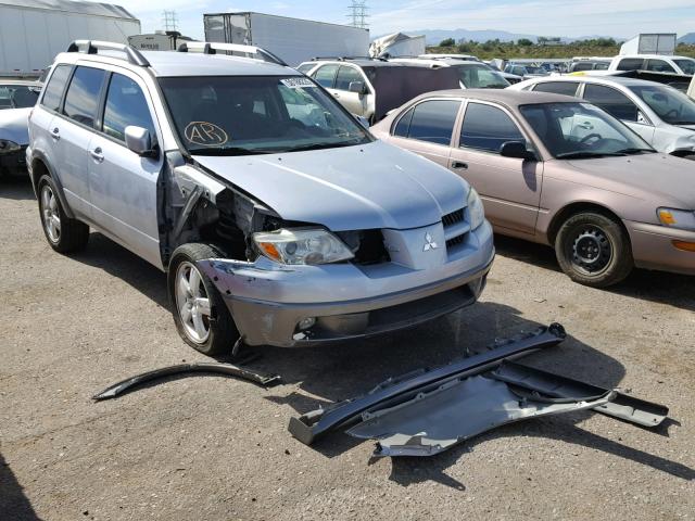 JA4LX41FX5U008569 - 2005 MITSUBISHI OUTLANDER SILVER photo 1